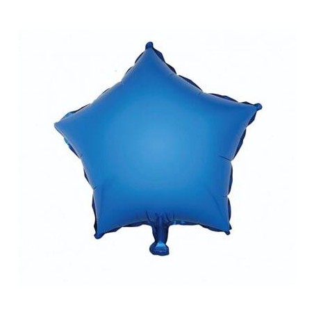 PALLONE MYLAR STELLA 18 45cm MAT BLU