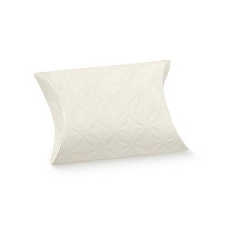 SCATOLA BUSTA 7x7x2,5cm MATELASSE' BIANCA 10pz