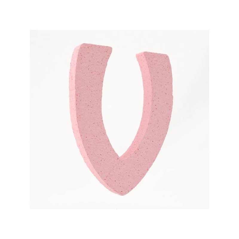 LETTERA POLISTIROLO PASTELLO mm120x90 V ROSA PASTELLO