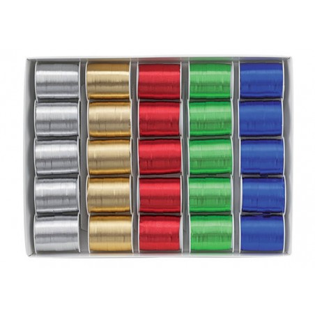 ROCCHETTO NASTRO SPLENDID GOFFRATO 6805 mm10x10mt ASS.TI 1pz