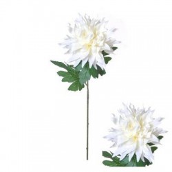 FIORE DALIA C/STELO 75cm BIANCO