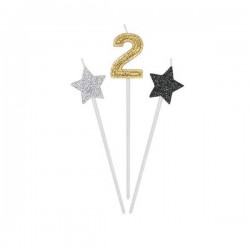 CANDELINE PICKS PRESTIGE 3pz 16cm N°2