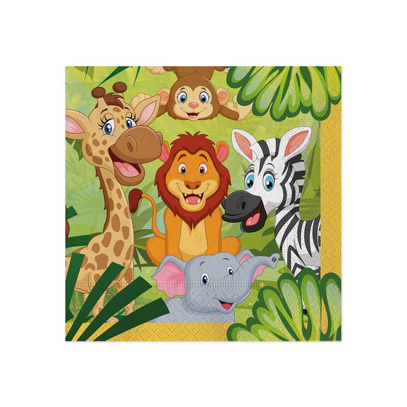 TOVAGLIOLI 33x33 GIUNGLA 20pz