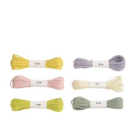 NASTRO JUTA mt5x2cm COLORI ASS.TI