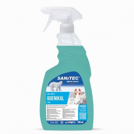 DETERGENTE IGIENIKAL FRESH C/ANTIBATTERICO 750ml SANITEC