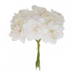 FIORE PEONIA ø5cm ECRU' 12pz
