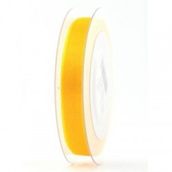 NASTRO ORGANZA mm15x50mt GIALLO TUORLO
