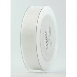 NASTRO ORGANZA mm25x50mt BIANCO