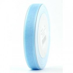 NASTRO ORGANZA mm15x50mt AZZURRO CHIARO