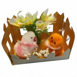 NUMERO 1 IN CARTA GLITTER AZZURRO 36X23cm