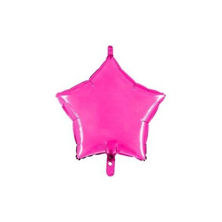 PALLONE MYLAR STELLA 45cm FUCSIA