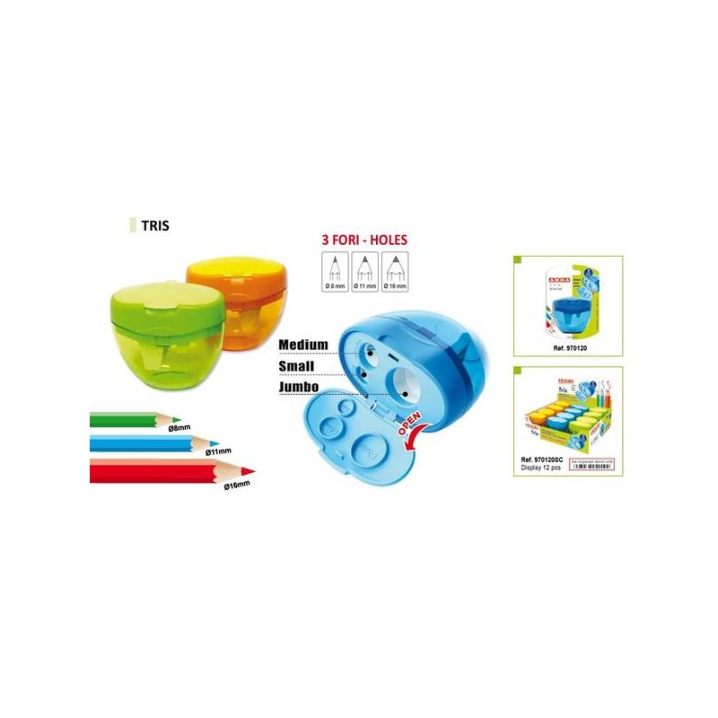 TEMPERAMATITE TRIS 3 FORI FLUO ARDA