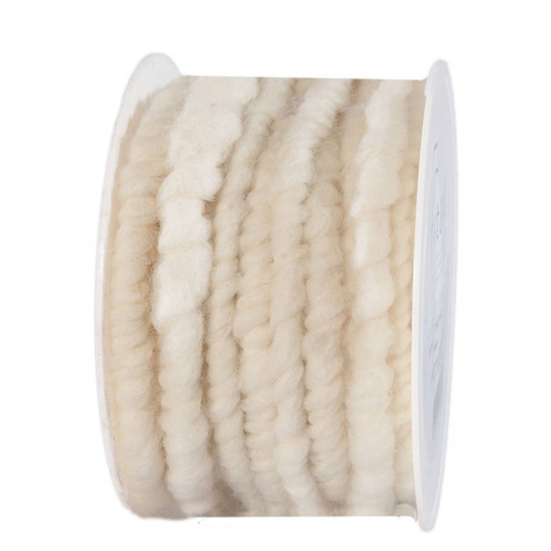 NASTRO WOLLSTRANG CORDONCINO LANA mm10x10mt NATURALE