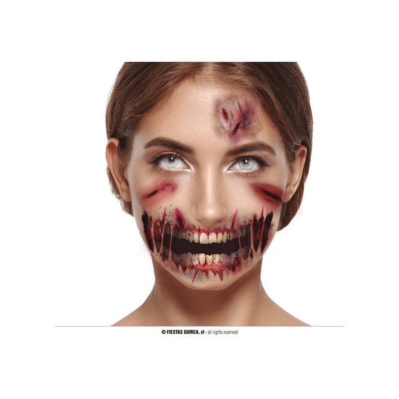 TATUAGGI VISO ABRASIONI 30x14cm