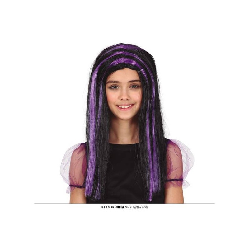PARRUCCA MECHES LILLA PER BAMBINI