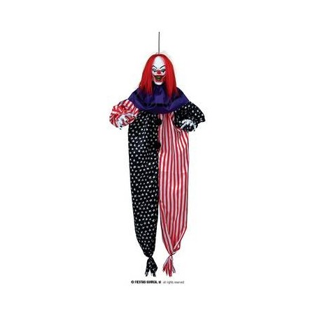 PAGLIACCIO USA APPESO 120cm CON LUCE SUONO  E MOVIMENTO