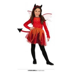 DIAVOLESSA BAMBINA CON CODA E ALI 10-12 anni