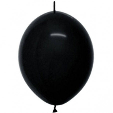 PALLONCINI LATTICE LINK 12 30cm 25pz NERO SEMPRETEX