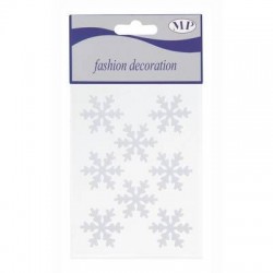 SNOWFLAKES ADESIVO 35mm 8PZ
