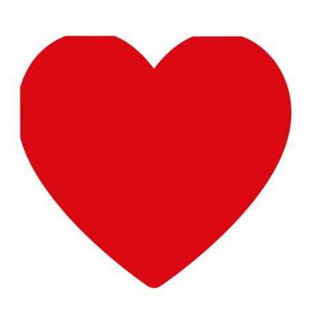 TOVAGLIOLI 33x33 SAGOMATI HEART RED 3V 16pz