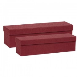 SCATOLA BOX WINE 34x9x9cm BORDEAUX