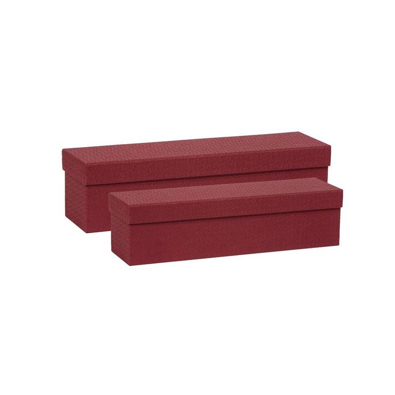SCATOLA BOX WINE 34x9x9cm BORDEAUX