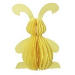 CONIGLIO CARTA GIALLO h20cm