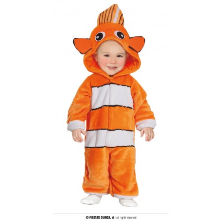 COSTUME LITTLE FISH BABY 12-18 MESI