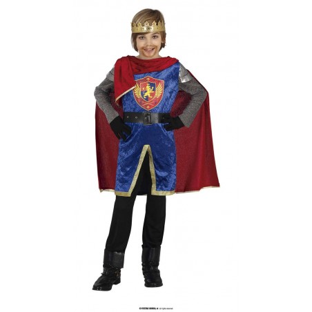 COSTUME RE MEDIOEVALE 7-9 ANNI