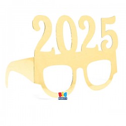 OCCHIALINI CARTA 2025 GOLD METAL 6pz