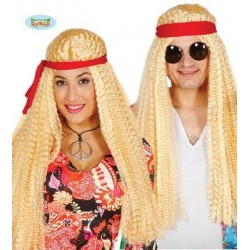 PARRUCCA HIPPIE CON FASCIA