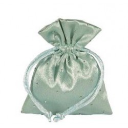 SACCHETTO JEANETTE 8x10cm LIGHT BLUE 10pz