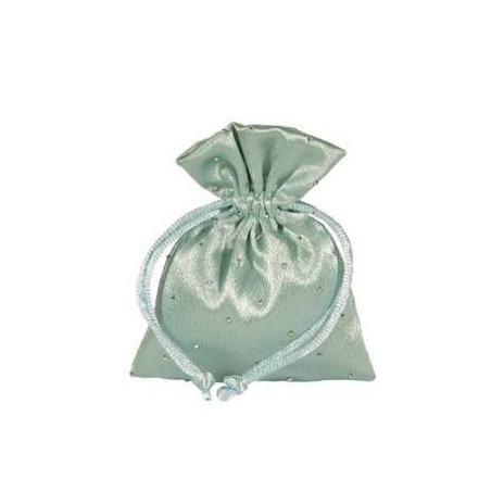 SACCHETTO JEANETTE 8x10cm LIGHT BLUE 10pz