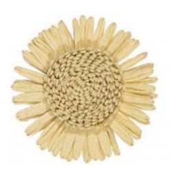 SUNFLOWER Ø8,5cm CREAM 6pz