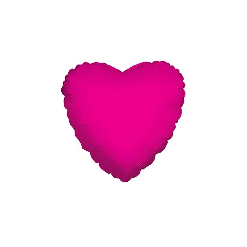PALLONE MYLAR CUORE FUCSIA 18 43cm 1pz RC