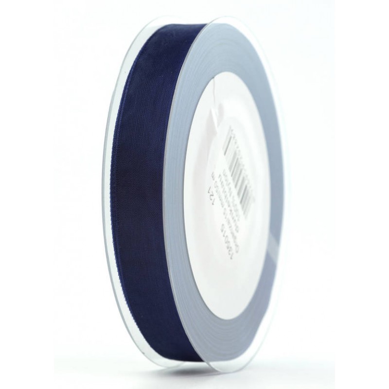 NASTRO ORGANZA mm15x50mt BLU
