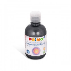 TEMPERA IN BOTTIGLIA 300ml METALLIZZATA NERO 800 PRIMO