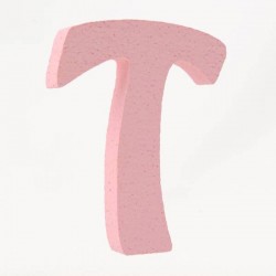 LETTERA POLISTIROLO PASTELLO mm120x90 T ROSA PASTELLO