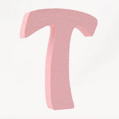 LETTERA POLISTIROLO PASTELLO mm120x90 T ROSA PASTELLO