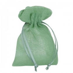 SACCHETTO BUSTA DELICATE 9x12cm VERDE SALVIA 10pz