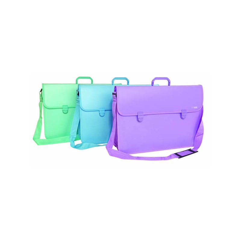 VALIGETTA POLIPROPILENE CON TRACOLLA 52x37x3,5cm KEEP COLOUR PASTEL ARDA