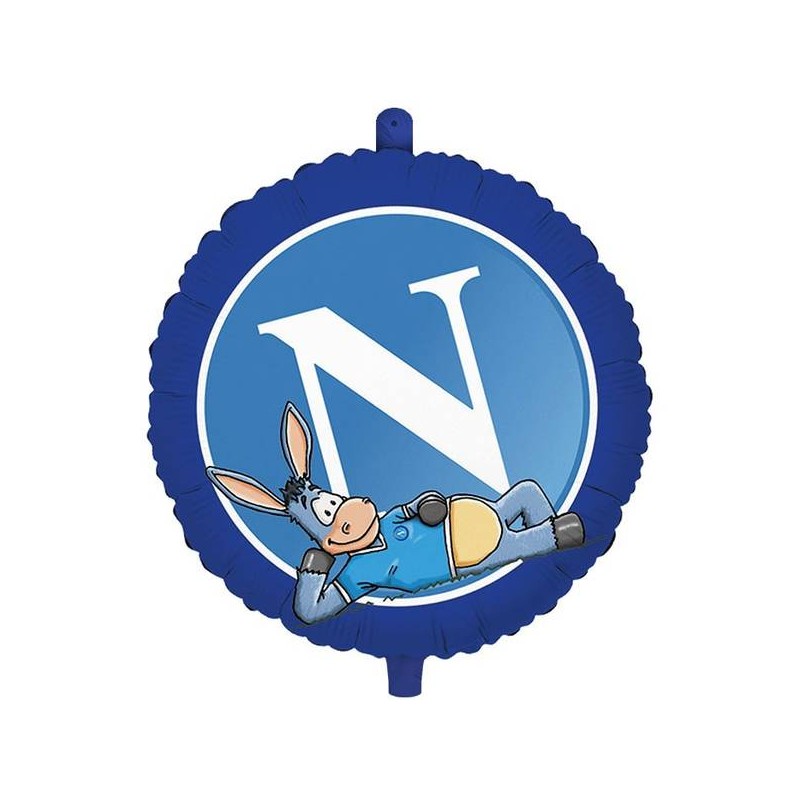 PALLONE MYLAR TONDO SSC NAPOLI 18 43cm