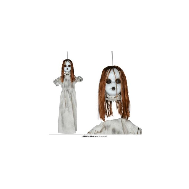 RAGAZZA FANTASMA DA APPENDERE CON LUCE E SUONO