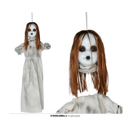 RAGAZZA FANTASMA DA APPENDERE CON LUCE E SUONO