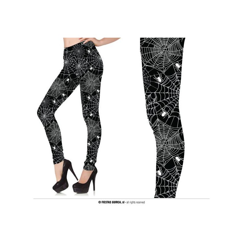 LEGGINGS CON RAGNATELA TG.L 42-44