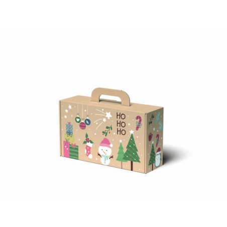 SCATOLA VALIGETTA HO-HO-HO 31x18x9,5cm