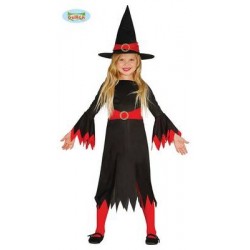 COSTUME STREGA ROSSA 10-12 ANNI