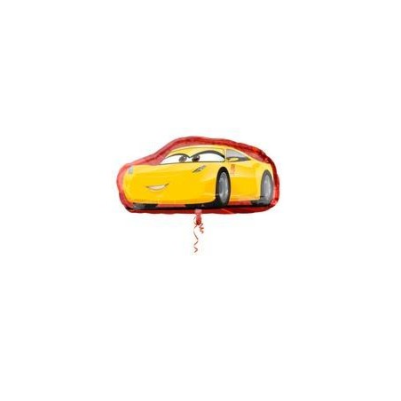 PALLONE MYLAR S/SHAPE CARS CRUZ JACKSON 88x43cm