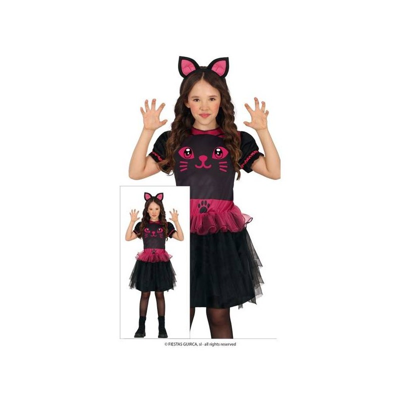 COSTUME GATTINA BIMBA 3-4 ANNI