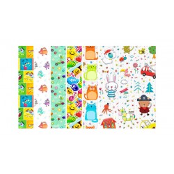 CARTA REGALO ROTOLO RG4 LUNA PARK 0,7x2mt ASS.TO